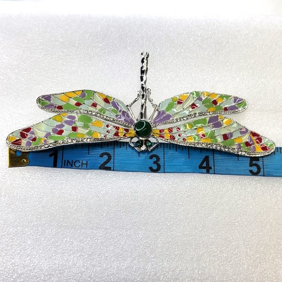 Statement Dragonfly Brooch Pin - Picture 8 of 12